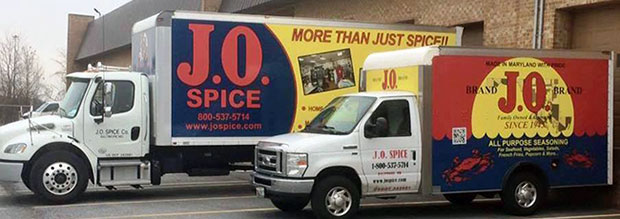 Delivery Trucks JO bulk crab spice seafood seasoning